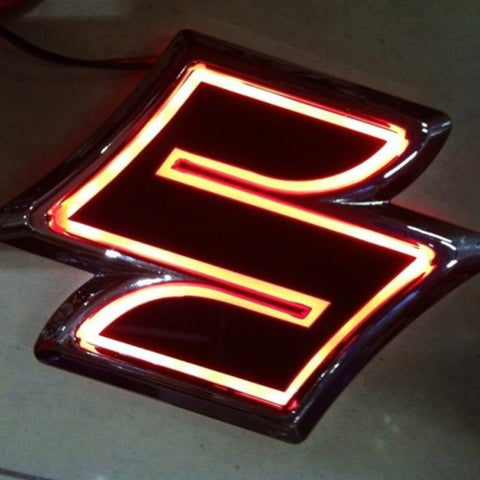 Image of Tiktok SUZUKI Rear Logo Light Red White Blue 4D 5D