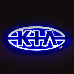 Tiktok KIA Front Logo Light And Rear Logo Light Red White Blue 4D 5D