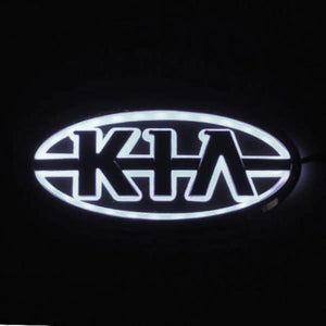 Tiktok KIA Front Logo Light And Rear Logo Light Red White Blue 4D 5D