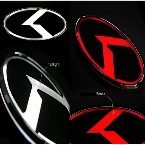 Image of  Kaka Design Rear Trunk Chrome Edge LED Tuning K Logo3