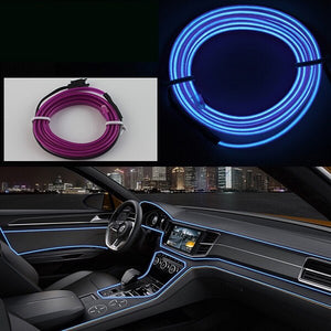Tiktok Ambient Lamp RGB Car LED Neon cold light Auto interior atmosphere light