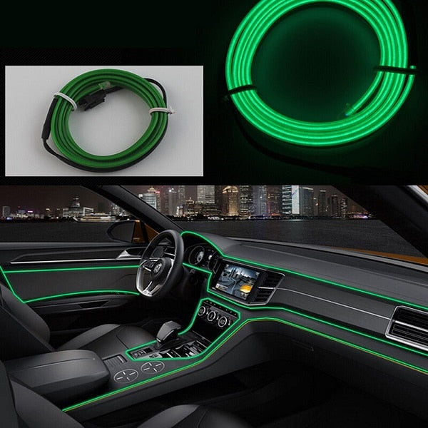Tiktok Ambient Lamp RGB Car LED Neon cold light Auto interior atmosphere light
