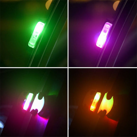 Image of Bat shape Universal Car LED Opening Door Safety Warning Anti-collision Lights