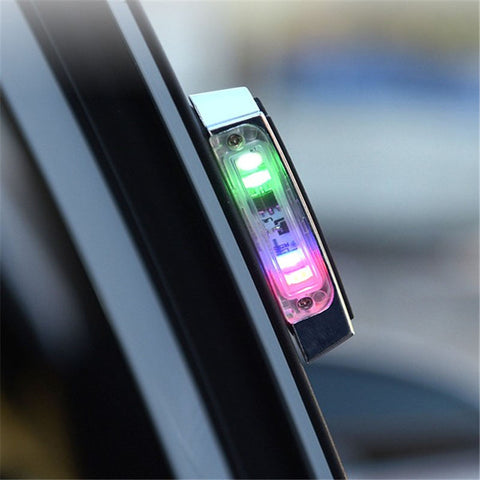 Image of Bat shape Universal Car LED Opening Door Safety Warning Anti-collision Lights