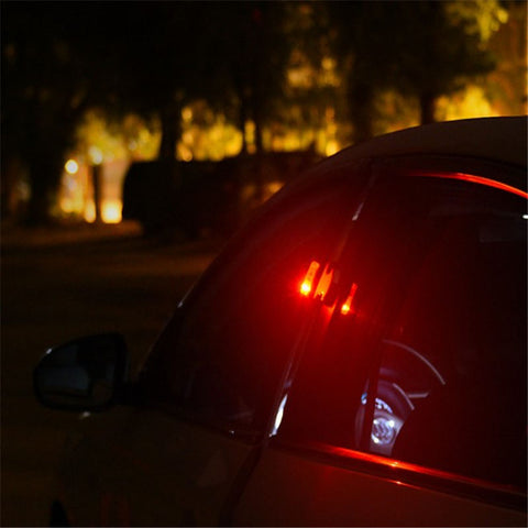 Image of Bat shape Universal Car LED Opening Door Safety Warning Anti-collision Lights