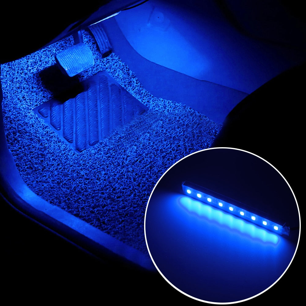Tiktok Car Interior LED Decorative Light Bar Ambient Foot Lamp
