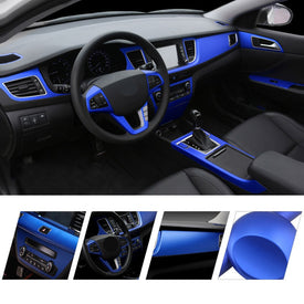 Tiktok Car Interior Styling Film Decals Accessories Matt Plating Ice Film