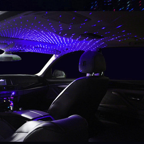 Image of Tiktok Car Roof Star Light Interior LED Starry Laser Atmosphere Ambient
