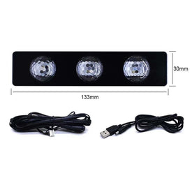 Car Sole Full of Star and Atmosphere Light Breathable Car Light Remote Control Colorful Voice Control