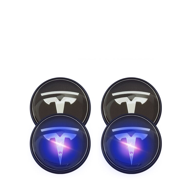 Tiktok Tesla Car Modification Hub Cap Light Cover wheel