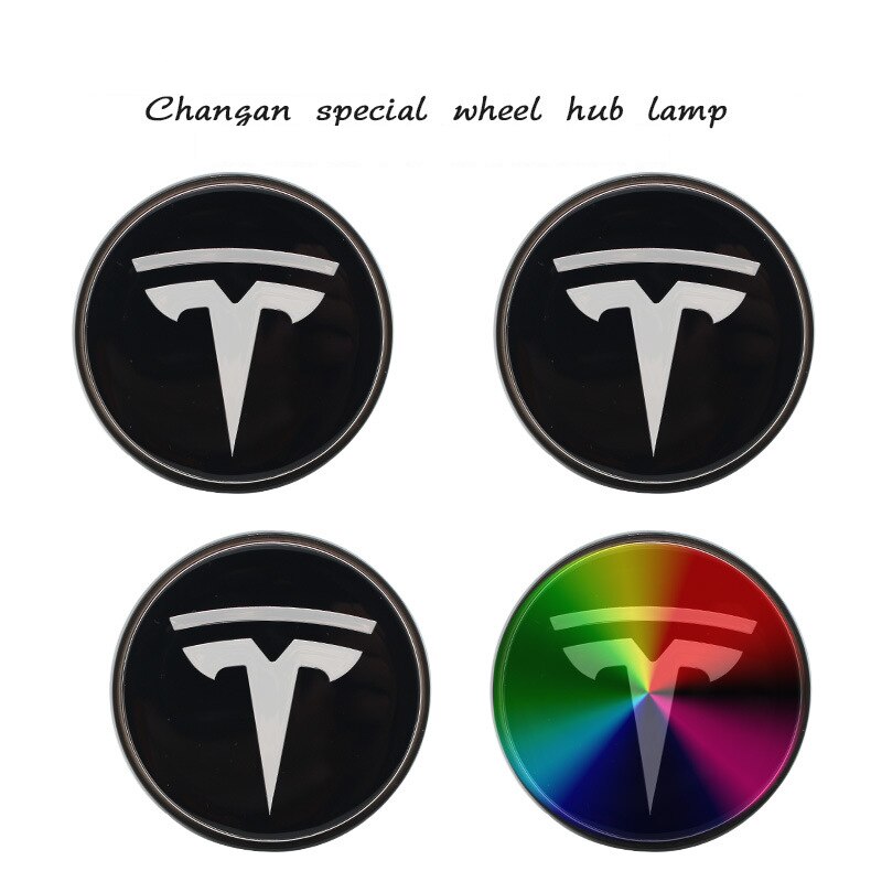 Tiktok Tesla Car Modification Hub Cap Light Cover wheel