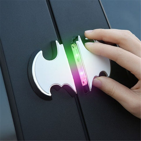 Image of Bat shape Universal Car LED Opening Door Safety Warning Anti-collision Lights