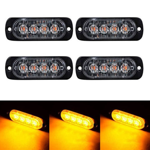 Image of Ultra-Thin LED Emergency Light For Car Warning Flashing Firemen Police Emergency Light Ambulance Police Strobe LED Warning Light