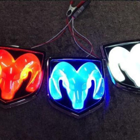 Image of Auto LED Emblem Light for Dodge Logo1