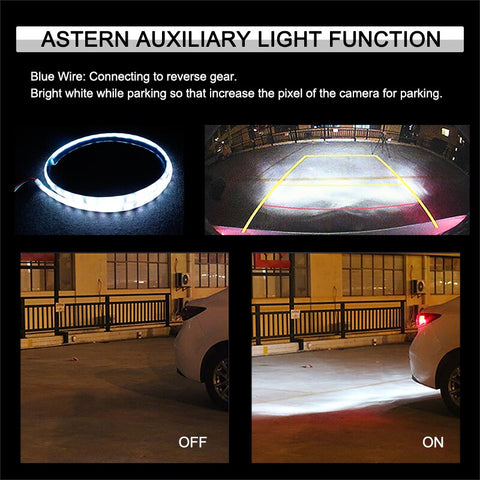 Image of Tiktok Car Rear Trunk Tail Light 120cm Colorful Dynamic Reverse Warning LED