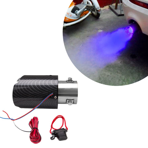 Image of Nozzle for Muffler Car Tail Throat Pipe Spitfire LED Lights Luminous Auto