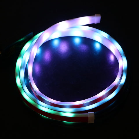 Image of Tiktok Car Rear Trunk Tail Light 120cm Colorful Dynamic Reverse Warning LED