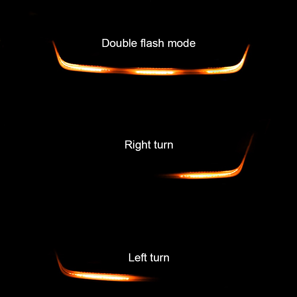 Tiktok Car Rear Trunk Tail Light 120cm Colorful Dynamic Reverse Warning LED