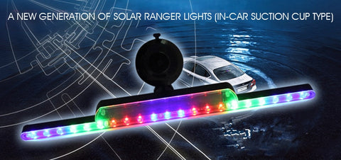 Image of Tiktok Led Solar Car Signal Warning Light Flash