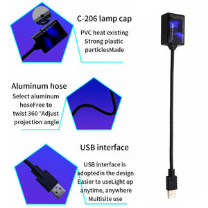 USB Car Roof Star Light Interior Galaxy Starry Laser