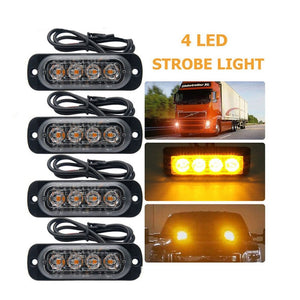 Ultra-Thin LED Emergency Light For Car Warning Flashing Firemen Police Emergency Light Ambulance Police Strobe LED Warning Light