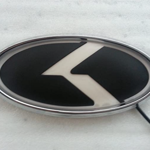 Image of  Kaka Design Rear Trunk Chrome Edge LED Tuning K Logo1